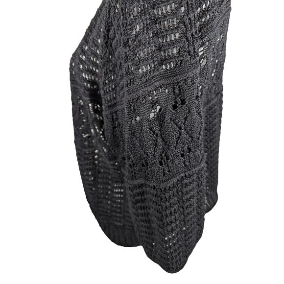 J M Collection shrug Vtge Sz XL 43 bustCrochet open front see description - Picture 5 of 9